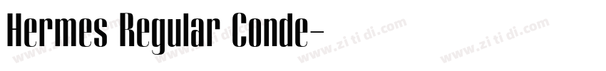 Hermes Regular Conde字体转换 Hermes Regular Conde字体转换